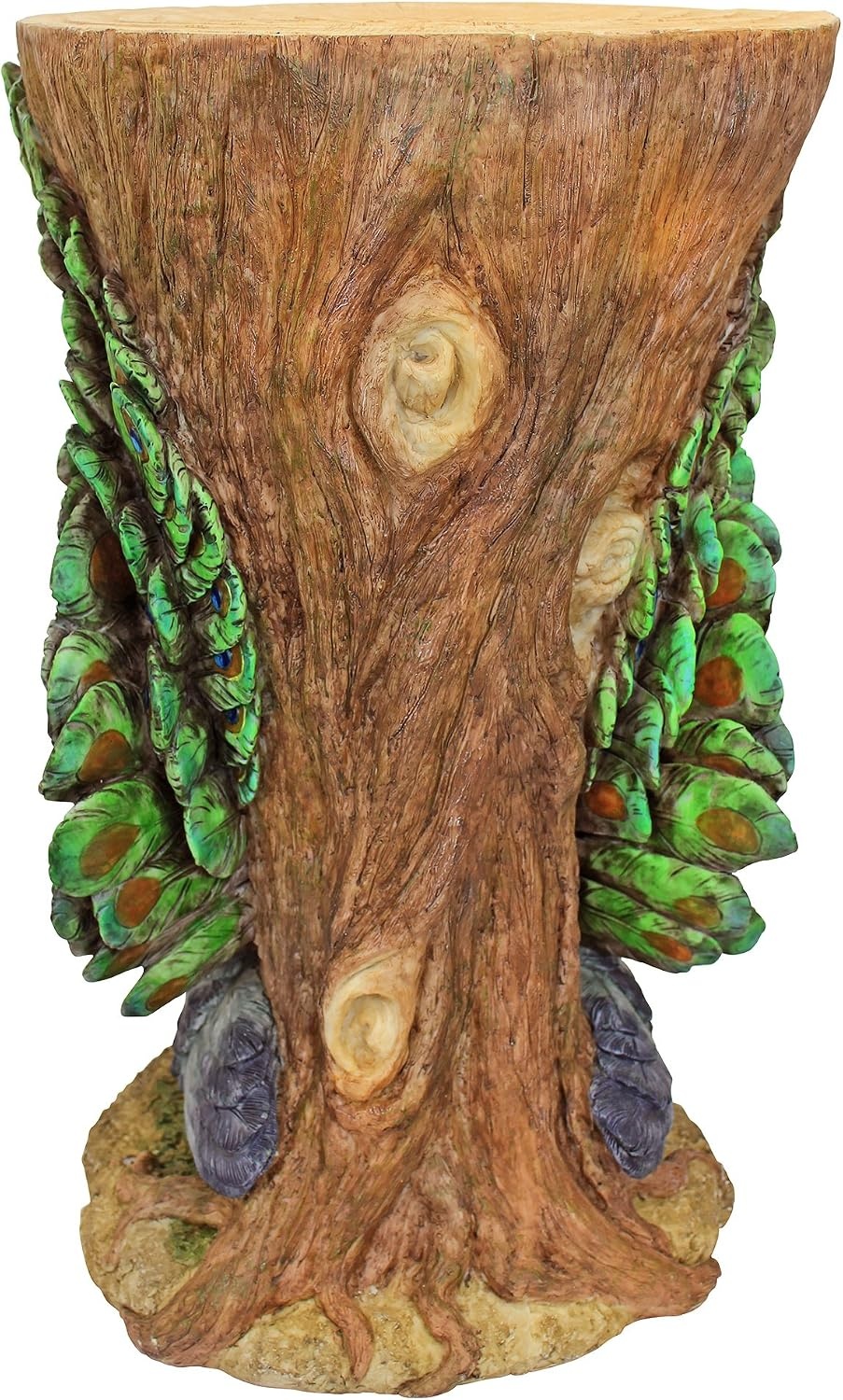 image:imageDesign Toscano British Decor Rex the Bachelor Bulldog Butler Side Table 27 Inch Full ColorProvocative Peacock