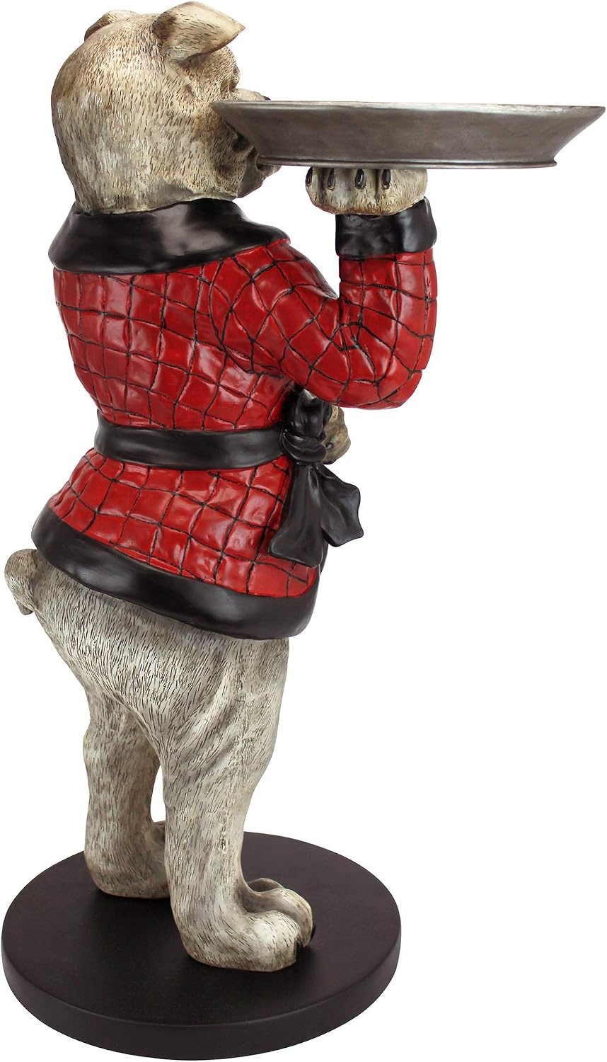 image:imageDesign Toscano British Decor Rex the Bachelor Bulldog Butler Side Table 27 Inch Full ColorRex the Bulldog