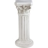 image:imageDesign Toscano Athena Corinthian Furniture Pedestal Column Plant Stand 16 Inches Wide 16 Inches Deep 33 Inches High Handcast Polyresin Antique Stone FinishAntique Stone Finish