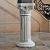 image:imageDesign Toscano Athena Corinthian Furniture Pedestal Column Plant Stand 16 Inches Wide 16 Inches Deep 33 Inches High Handcast Polyresin Antique Stone FinishAntique Stone Finish