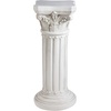 image:imageDesign Toscano Athena Corinthian Furniture Pedestal Column Plant Stand 16 Inches Wide 16 Inches Deep 33 Inches High Handcast Polyresin Antique Stone FinishAntique Stone Finish