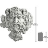 image:imageDesign Toscano Bacchus God of Wine Greenman Wall Sculpture LargeLarge  19 Inch