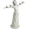 image:imageDesign Toscano Basking in Glory Little Girl with Birds Outdoor Garden Statue Large 29 inches tall Cast Stone Resin Two Tone Stone FinishHandcast Polyresin  Two Tone Stone Finish