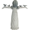 image:imageDesign Toscano Basking in Glory Little Girl with Birds Outdoor Garden Statue Large 29 inches tall Cast Stone Resin Two Tone Stone FinishHandcast Polyresin  Two Tone Stone Finish