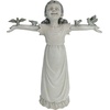image:imageDesign Toscano Basking in Glory Little Girl with Birds Outdoor Garden Statue Large 29 inches tall Cast Stone Resin Two Tone Stone FinishHandcast Polyresin  Two Tone Stone Finish