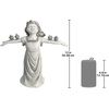 image:imageDesign Toscano Basking in Glory Little Girl with Birds Outdoor Garden Statue Large 29 inches tall Cast Stone Resin Two Tone Stone FinishHandcast Polyresin  Two Tone Stone Finish