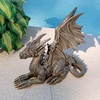 image:imageDesign Toscano Benevolent Dragon Asian Garden Statue 27 Inch Resin Gray Stone FinishDesmond the Dragon