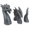 image:imageDesign Toscano Benevolent Dragon Asian Garden Statue 27 Inch Resin Gray Stone FinishDragon of Falkenberg
