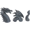 image:imageDesign Toscano Benevolent Dragon Asian Garden Statue 27 Inch Resin Gray Stone FinishDragon of Falkenberg