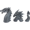 image:imageDesign Toscano Benevolent Dragon Asian Garden Statue 27 Inch Resin Gray Stone FinishDragon of Falkenberg