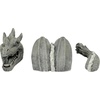 image:imageDesign Toscano Benevolent Dragon Asian Garden Statue 27 Inch Resin Gray Stone FinishMoat Monster Dragon