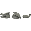 image:imageDesign Toscano Benevolent Dragon Asian Garden Statue 27 Inch Resin Gray Stone FinishMoat Monster Dragon