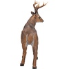 image:imageDesign Toscano Big Rack Deer Buck IndoorOutdoor Garden Decoy Animal Statue 28 Inch Long 24 Inch Tall Cast Stone Resin Brown Finish