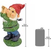 image:imageDesign Toscano Bigey Burt Funny Golfing Garden Gnome Statue 12 inch Polyresin Full ColorBogey Burt