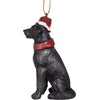 image:imageDesign Toscano Black Labrador Retriever Holiday Dog Christmas Tree OrnamentBlack Lab