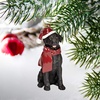 image:imageDesign Toscano Black Labrador Retriever Holiday Dog Christmas Tree OrnamentBlack Lab