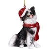 image:imageDesign Toscano Black Labrador Retriever Holiday Dog Christmas Tree OrnamentBorder Collie