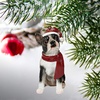 image:imageDesign Toscano Black Labrador Retriever Holiday Dog Christmas Tree OrnamentBoston Terrier
