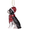 image:imageDesign Toscano Black Labrador Retriever Holiday Dog Christmas Tree OrnamentBoston Terrier