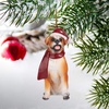 image:imageDesign Toscano Black Labrador Retriever Holiday Dog Christmas Tree OrnamentBoxer