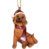 image:imageDesign Toscano Black Labrador Retriever Holiday Dog Christmas Tree OrnamentDachshund