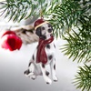 image:imageDesign Toscano Black Labrador Retriever Holiday Dog Christmas Tree OrnamentDalmatian