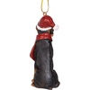 image:imageDesign Toscano Black Labrador Retriever Holiday Dog Christmas Tree OrnamentDoberman