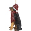 image:imageDesign Toscano Black Labrador Retriever Holiday Dog Christmas Tree OrnamentGerman Shepherd