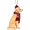 image:imageDesign Toscano Black Labrador Retriever Holiday Dog Christmas Tree OrnamentGolden Retriever