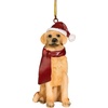 image:imageDesign Toscano Black Labrador Retriever Holiday Dog Christmas Tree OrnamentGolden Retriever
