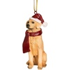 image:imageDesign Toscano Black Labrador Retriever Holiday Dog Christmas Tree OrnamentGolden Retriever