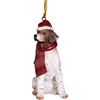 image:imageDesign Toscano Black Labrador Retriever Holiday Dog Christmas Tree OrnamentPointer