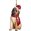 image:imageDesign Toscano Black Labrador Retriever Holiday Dog Christmas Tree OrnamentPug