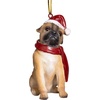 image:imageDesign Toscano Black Labrador Retriever Holiday Dog Christmas Tree OrnamentPug