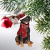 image:imageDesign Toscano Black Labrador Retriever Holiday Dog Christmas Tree OrnamentRottweiler