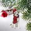 image:imageDesign Toscano Black Labrador Retriever Holiday Dog Christmas Tree OrnamentSiberian Huskey