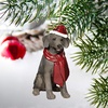 image:imageDesign Toscano Black Labrador Retriever Holiday Dog Christmas Tree OrnamentWeimaraner