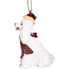 image:imageDesign Toscano Black Labrador Retriever Holiday Dog Christmas Tree OrnamentWhite Poodle