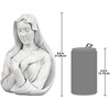 image:imageDesign Toscano Blessed Virgin Mary of Unconditional Love Religious Statue by artist Evelyn Myers Hartley 8 inch Medium WhiteLady of Grace Bust Statue