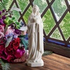 image:imageDesign Toscano Blessed Virgin Mary of Unconditional Love Religious Statue by artist Evelyn Myers Hartley 8 inch Medium WhiteVirgin Mary White Large