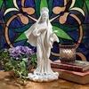 image:imageDesign Toscano Blessed Virgin Mary of Unconditional Love Religious Statue by artist Evelyn Myers Hartley 8 inch Medium WhiteVirgin Mary on Cloud Large