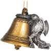 image:imageDesign Toscano Blitzer the T Rex Dinosaur Christmas Tree Ornament 5 InchBell Ringer