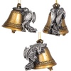 image:imageDesign Toscano Blitzer the T Rex Dinosaur Christmas Tree Ornament 5 InchBell Ringer