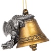 image:imageDesign Toscano Blitzer the T Rex Dinosaur Christmas Tree Ornament 5 InchBell Ringer