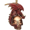 image:imageDesign Toscano Blitzer the T Rex Dinosaur Christmas Tree Ornament 5 InchBlack Coal