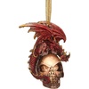 image:imageDesign Toscano Blitzer the T Rex Dinosaur Christmas Tree Ornament 5 InchBlack Coal
