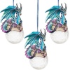 image:imageDesign Toscano Blitzer the T Rex Dinosaur Christmas Tree Ornament 5 InchFrost