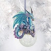 image:imageDesign Toscano Blitzer the T Rex Dinosaur Christmas Tree Ornament 5 InchFrost