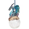 image:imageDesign Toscano Blitzer the T Rex Dinosaur Christmas Tree Ornament 5 InchFrost