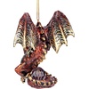image:imageDesign Toscano Blitzer the T Rex Dinosaur Christmas Tree Ornament 5 InchLight Dragon